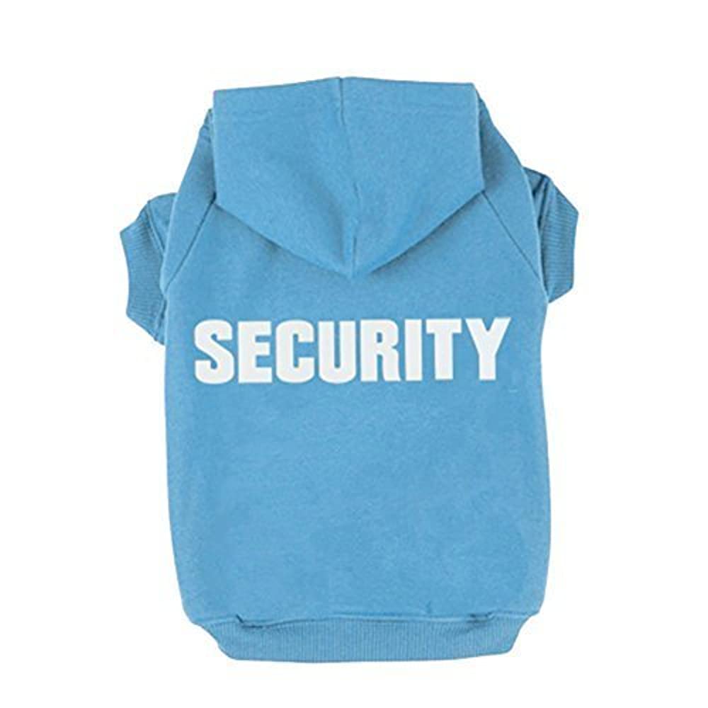 Security Patterns Printed Puppy Pet Hoodie Dog Clothes