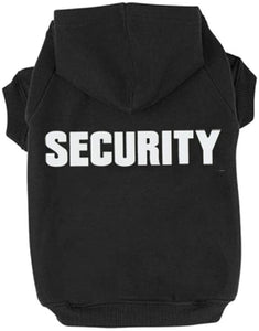 Security Patterns Printed Puppy Pet Hoodie Dog Clothes