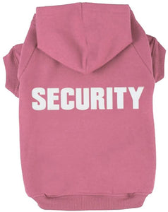 Security Patterns Printed Puppy Pet Hoodie Dog Clothes