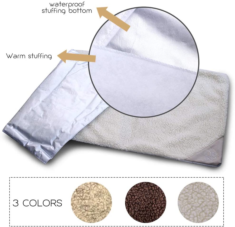 Pet Bed Mat Self Heating Snooze Pad for Pets Cats, Dogs and Kittens for Travel or Indoor Outdoor Home
