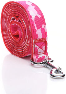 Strong Durable Dog Leash, 6 Foot Long, 1 Inch Wide, Nylon Camouflage Dog Leash for Small Medium Big Large Dogs